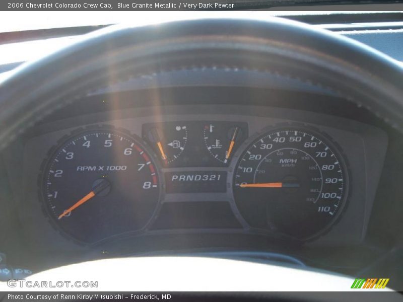Blue Granite Metallic / Very Dark Pewter 2006 Chevrolet Colorado Crew Cab