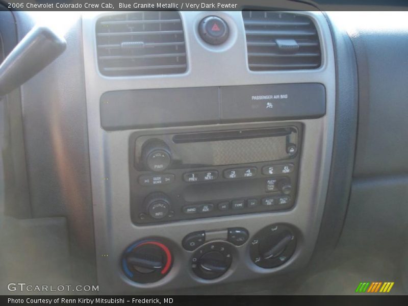 Blue Granite Metallic / Very Dark Pewter 2006 Chevrolet Colorado Crew Cab