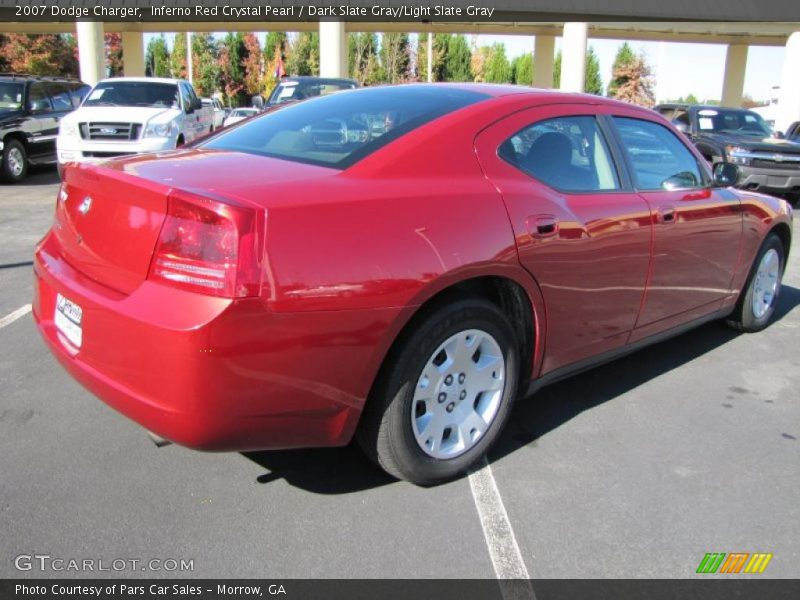 Inferno Red Crystal Pearl / Dark Slate Gray/Light Slate Gray 2007 Dodge Charger