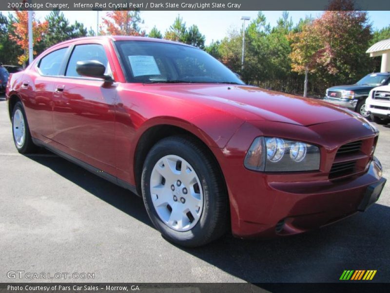 Inferno Red Crystal Pearl / Dark Slate Gray/Light Slate Gray 2007 Dodge Charger