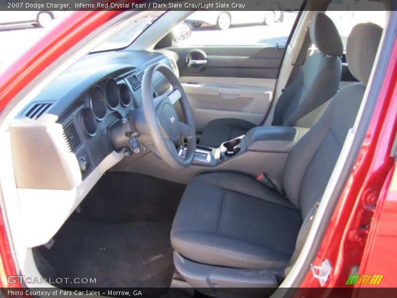 Inferno Red Crystal Pearl / Dark Slate Gray/Light Slate Gray 2007 Dodge Charger