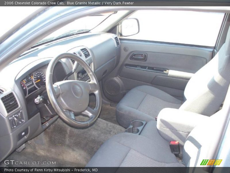 Blue Granite Metallic / Very Dark Pewter 2006 Chevrolet Colorado Crew Cab