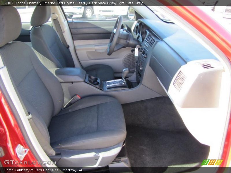 Inferno Red Crystal Pearl / Dark Slate Gray/Light Slate Gray 2007 Dodge Charger
