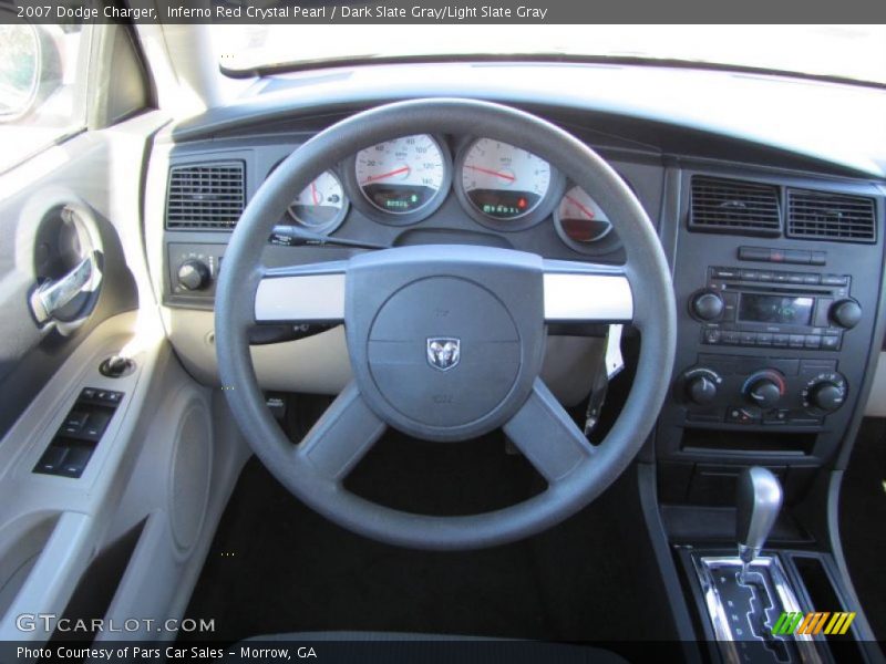 Inferno Red Crystal Pearl / Dark Slate Gray/Light Slate Gray 2007 Dodge Charger