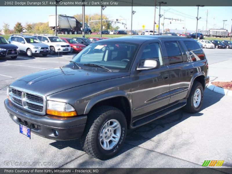 Graphite Metallic / Dark Slate Gray 2002 Dodge Durango SLT 4x4