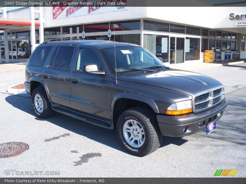 Graphite Metallic / Dark Slate Gray 2002 Dodge Durango SLT 4x4