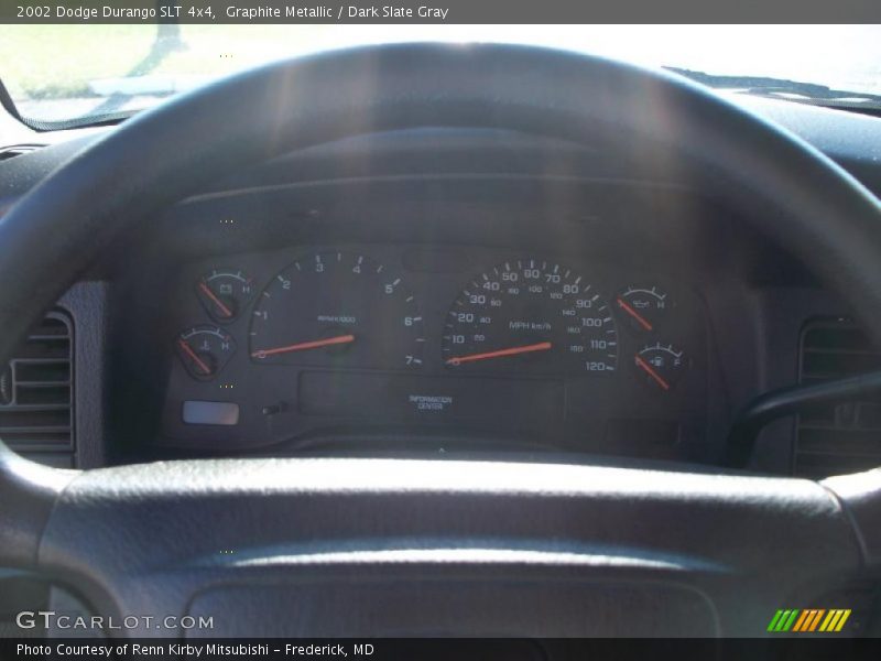 Graphite Metallic / Dark Slate Gray 2002 Dodge Durango SLT 4x4