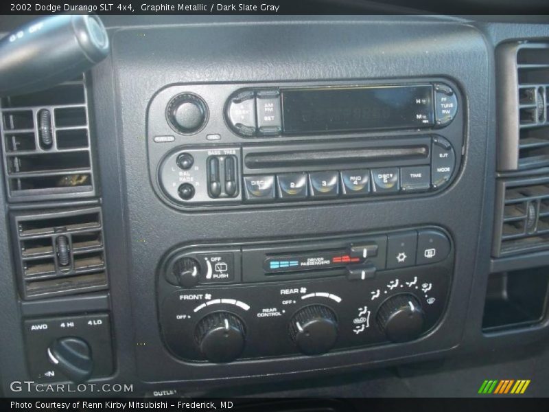 Graphite Metallic / Dark Slate Gray 2002 Dodge Durango SLT 4x4