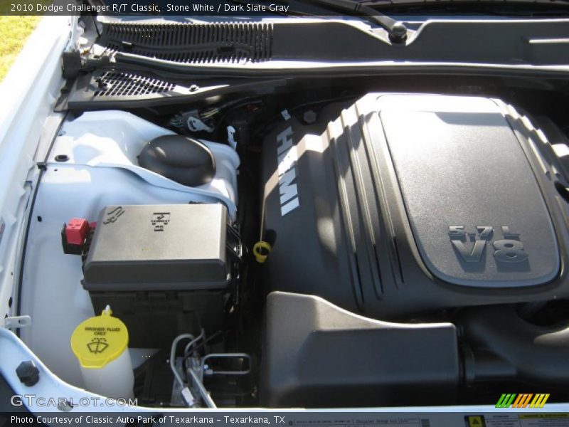 Stone White / Dark Slate Gray 2010 Dodge Challenger R/T Classic