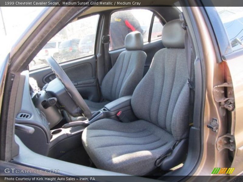 Medium Sunset Gold Metallic / Medium Gray 1999 Chevrolet Cavalier Sedan
