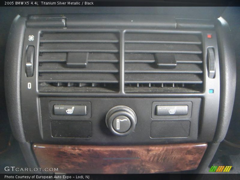 Titanium Silver Metallic / Black 2005 BMW X5 4.4i