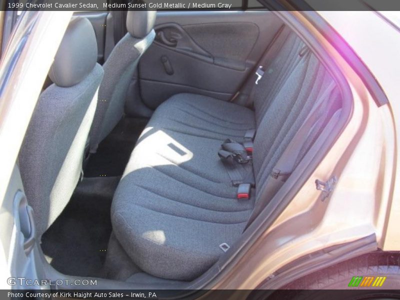 Medium Sunset Gold Metallic / Medium Gray 1999 Chevrolet Cavalier Sedan