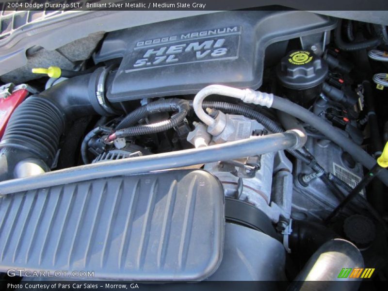 Brilliant Silver Metallic / Medium Slate Gray 2004 Dodge Durango SLT