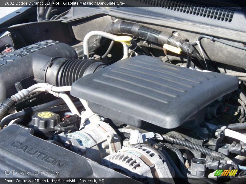 Graphite Metallic / Dark Slate Gray 2002 Dodge Durango SLT 4x4