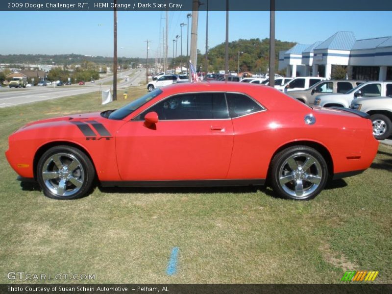 HEMI Orange / Dark Slate Gray 2009 Dodge Challenger R/T