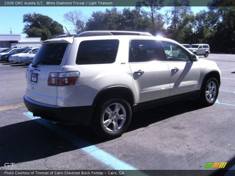 White Diamond Tricoat / Light Titanium 2008 GMC Acadia SLT
