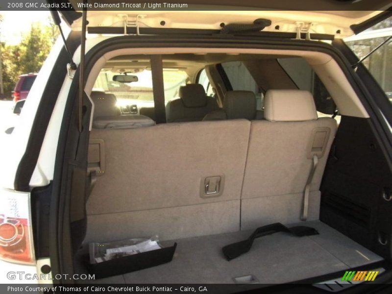 White Diamond Tricoat / Light Titanium 2008 GMC Acadia SLT