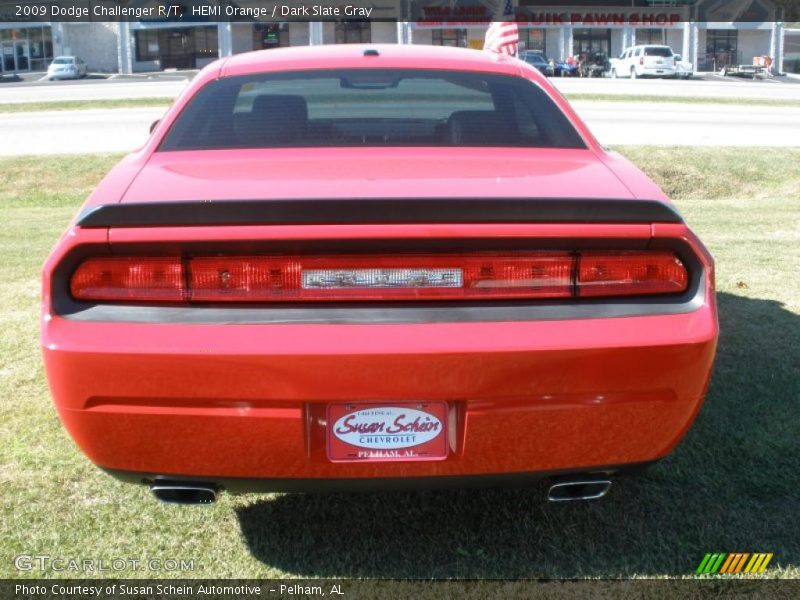 HEMI Orange / Dark Slate Gray 2009 Dodge Challenger R/T