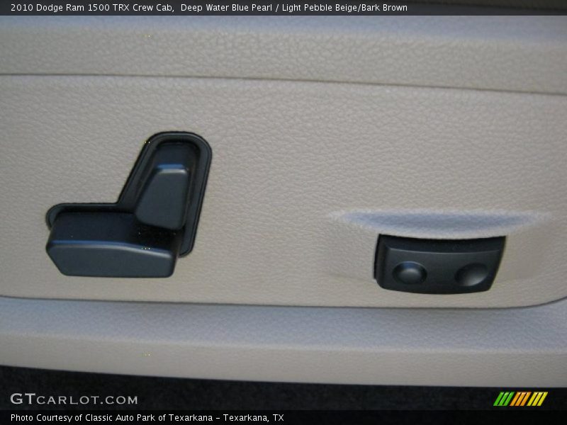 Deep Water Blue Pearl / Light Pebble Beige/Bark Brown 2010 Dodge Ram 1500 TRX Crew Cab