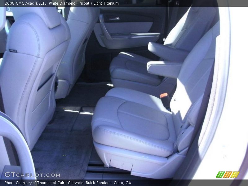 White Diamond Tricoat / Light Titanium 2008 GMC Acadia SLT