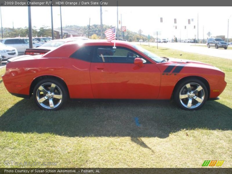 HEMI Orange / Dark Slate Gray 2009 Dodge Challenger R/T