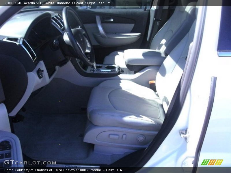 White Diamond Tricoat / Light Titanium 2008 GMC Acadia SLT