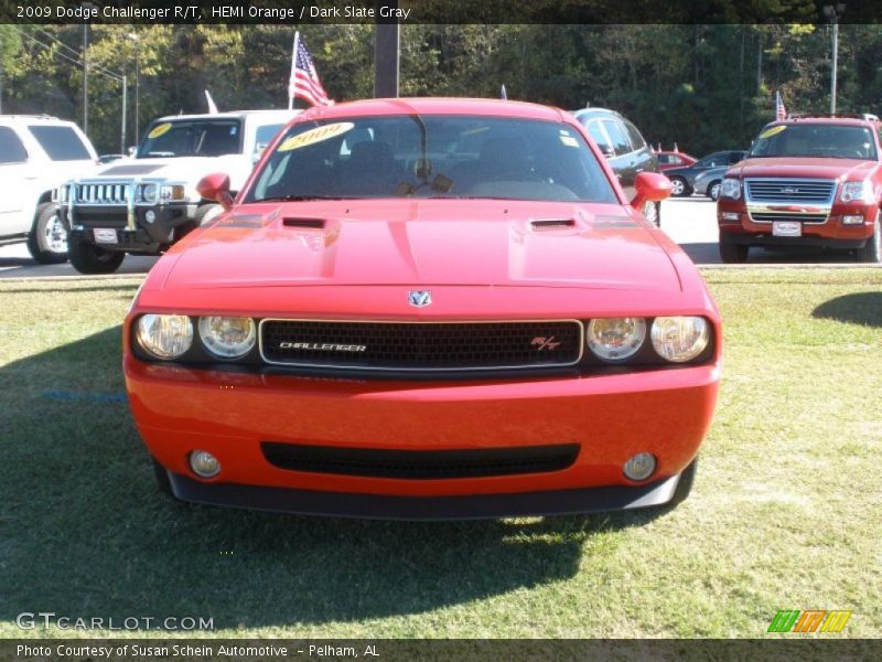 HEMI Orange / Dark Slate Gray 2009 Dodge Challenger R/T