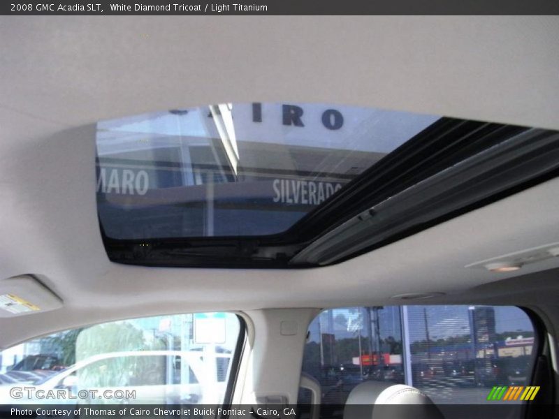 White Diamond Tricoat / Light Titanium 2008 GMC Acadia SLT