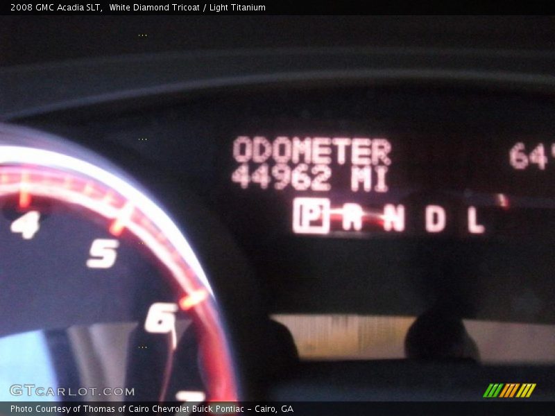 White Diamond Tricoat / Light Titanium 2008 GMC Acadia SLT