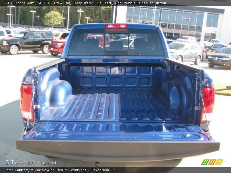 Deep Water Blue Pearl / Light Pebble Beige/Bark Brown 2010 Dodge Ram 1500 TRX Crew Cab