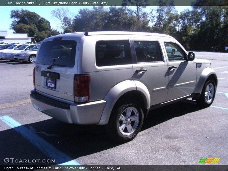 Light Graystone Pearl / Dark Slate Gray 2009 Dodge Nitro SE