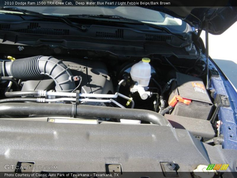 Deep Water Blue Pearl / Light Pebble Beige/Bark Brown 2010 Dodge Ram 1500 TRX Crew Cab