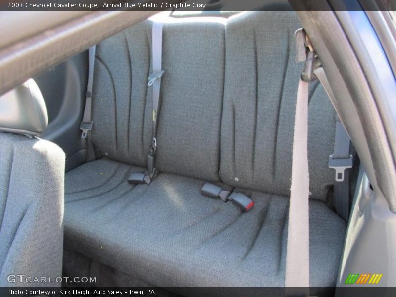 Arrival Blue Metallic / Graphite Gray 2003 Chevrolet Cavalier Coupe