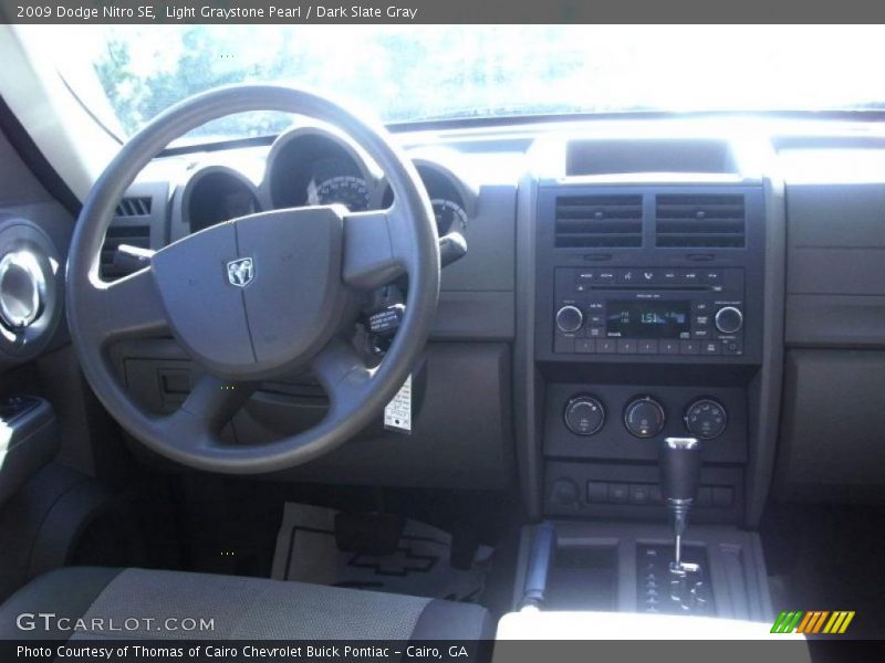 Light Graystone Pearl / Dark Slate Gray 2009 Dodge Nitro SE