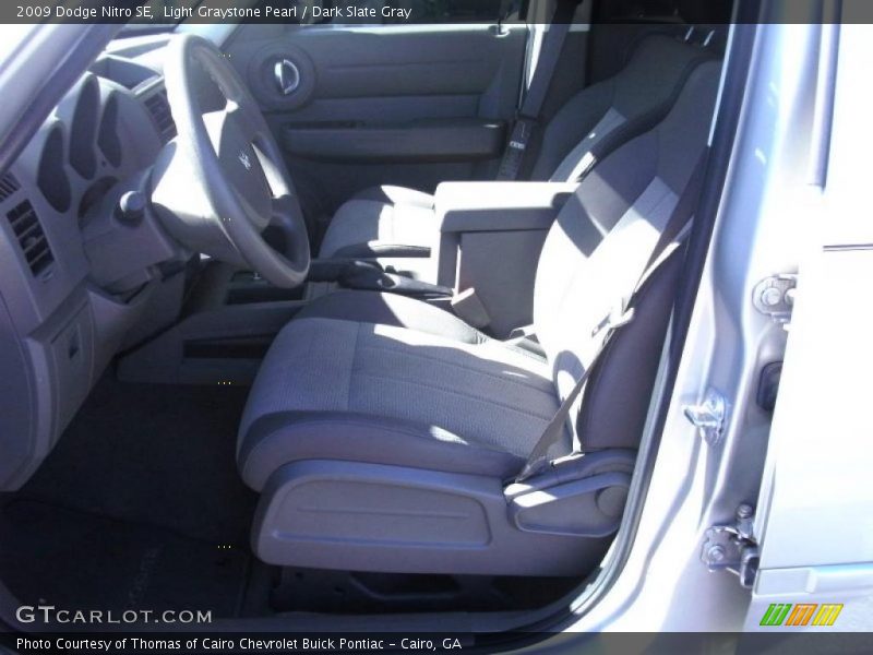 Light Graystone Pearl / Dark Slate Gray 2009 Dodge Nitro SE