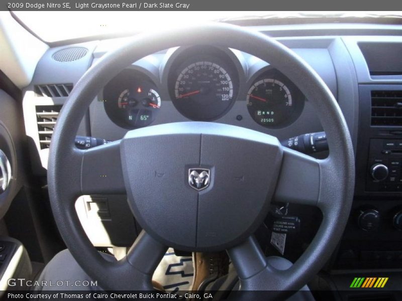 Light Graystone Pearl / Dark Slate Gray 2009 Dodge Nitro SE