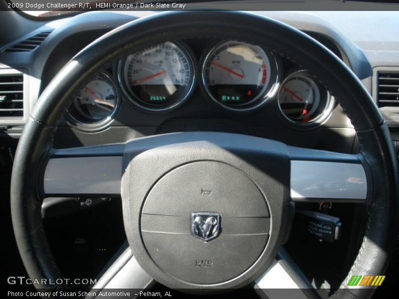HEMI Orange / Dark Slate Gray 2009 Dodge Challenger R/T
