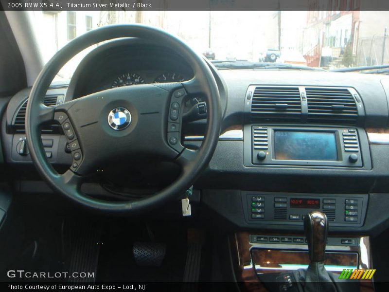 Titanium Silver Metallic / Black 2005 BMW X5 4.4i
