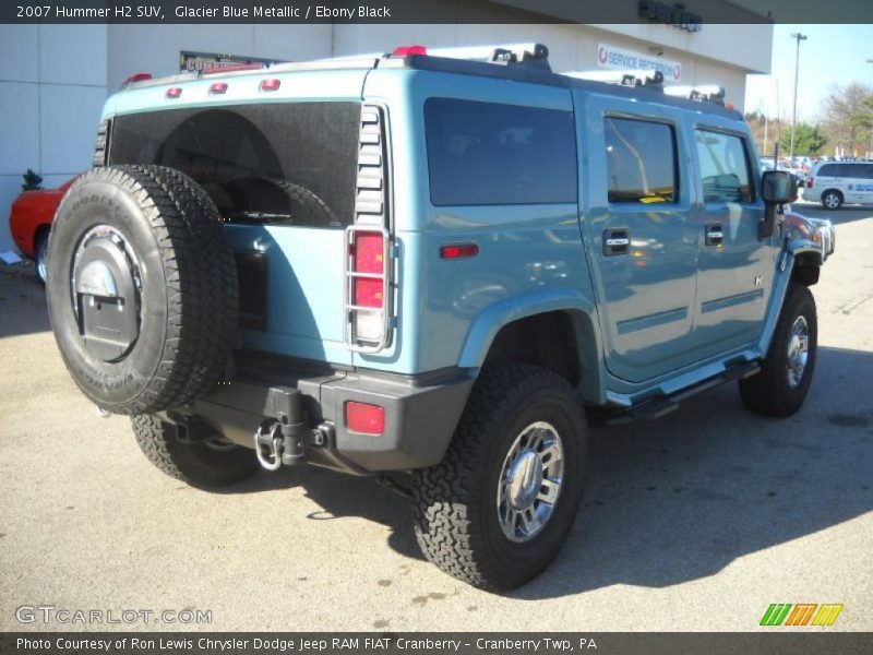 Glacier Blue Metallic / Ebony Black 2007 Hummer H2 SUV