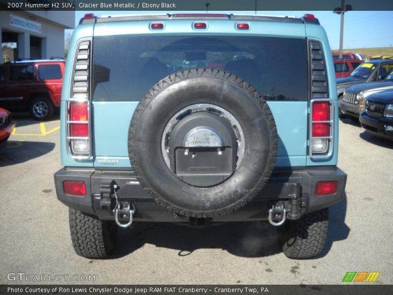 Glacier Blue Metallic / Ebony Black 2007 Hummer H2 SUV