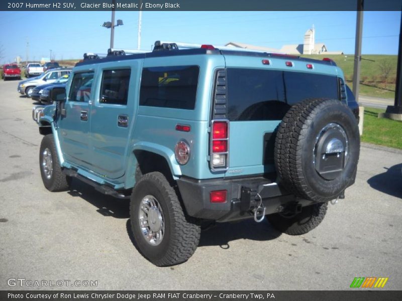Glacier Blue Metallic / Ebony Black 2007 Hummer H2 SUV