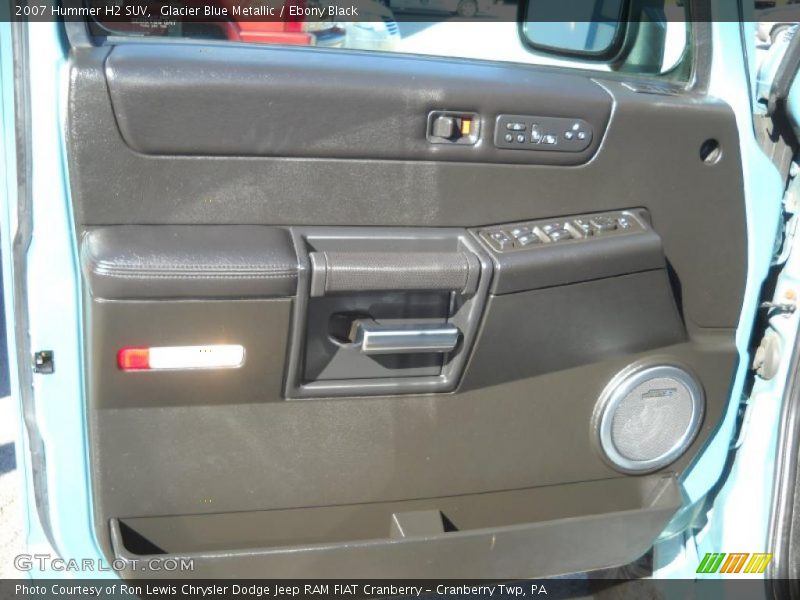 Glacier Blue Metallic / Ebony Black 2007 Hummer H2 SUV