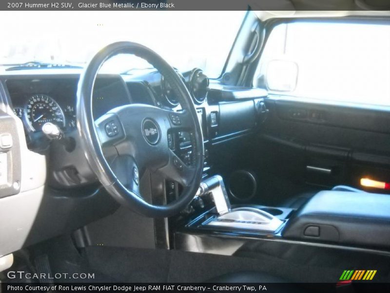 Glacier Blue Metallic / Ebony Black 2007 Hummer H2 SUV