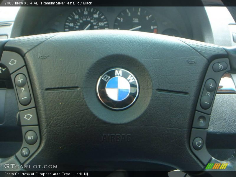 Titanium Silver Metallic / Black 2005 BMW X5 4.4i
