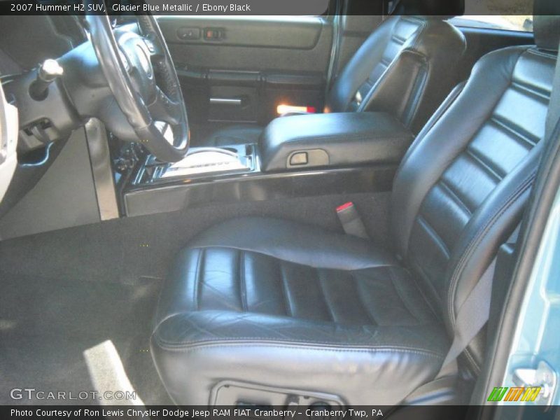 Glacier Blue Metallic / Ebony Black 2007 Hummer H2 SUV