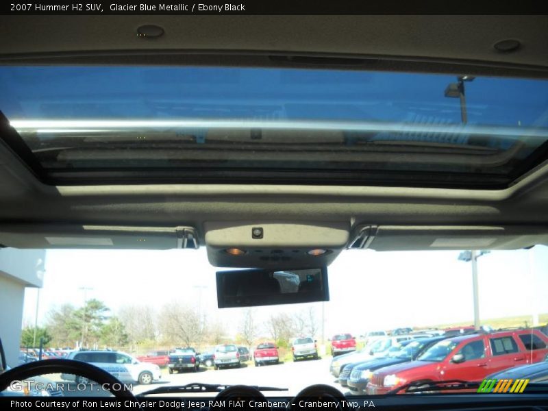 Glacier Blue Metallic / Ebony Black 2007 Hummer H2 SUV