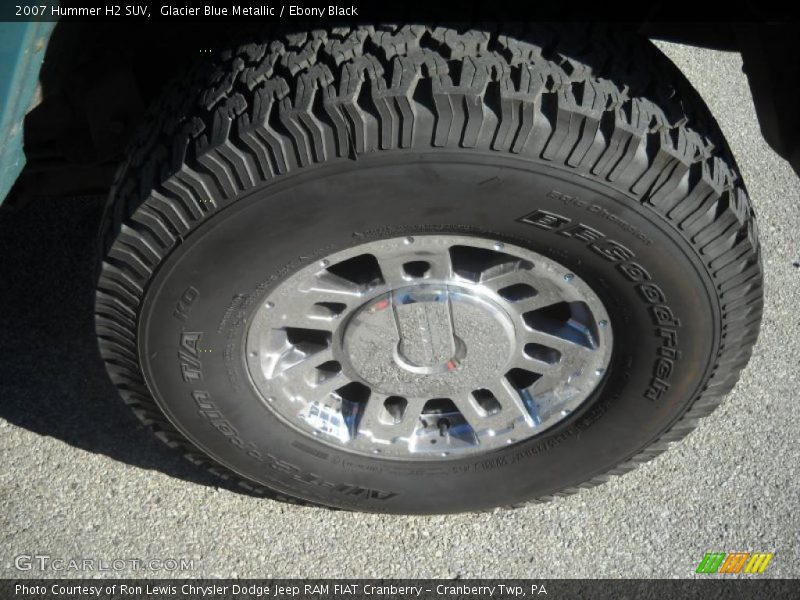 Glacier Blue Metallic / Ebony Black 2007 Hummer H2 SUV