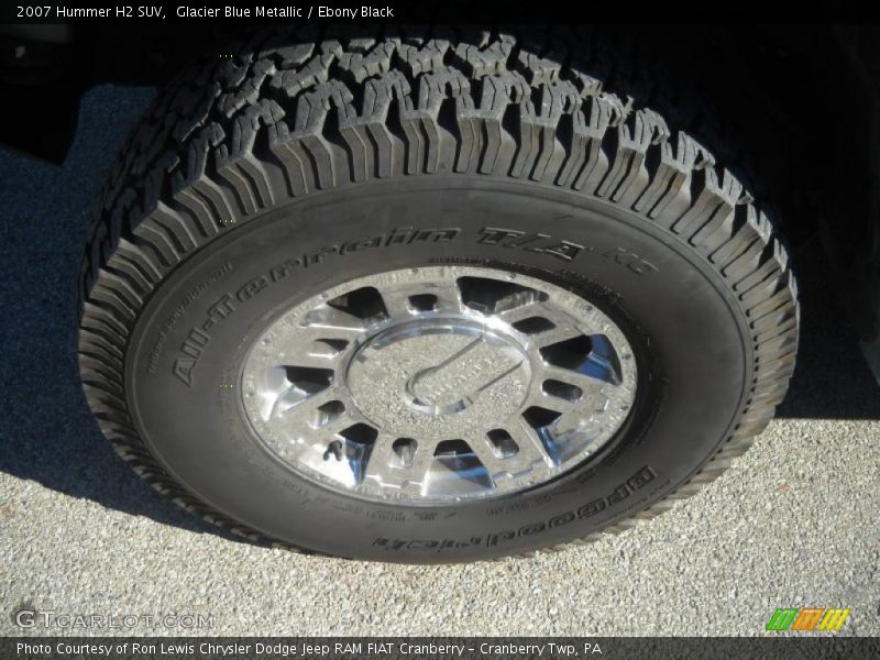 Glacier Blue Metallic / Ebony Black 2007 Hummer H2 SUV