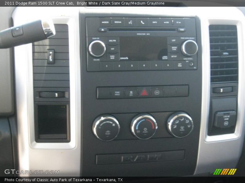 Bright White / Dark Slate Gray/Medium Graystone 2011 Dodge Ram 1500 SLT Crew Cab