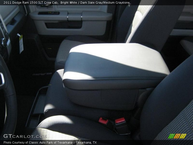 Bright White / Dark Slate Gray/Medium Graystone 2011 Dodge Ram 1500 SLT Crew Cab